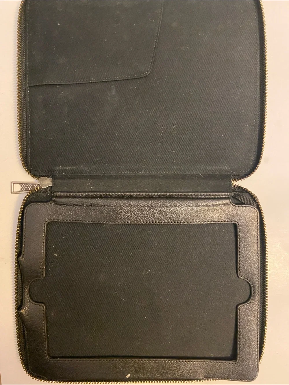 Rebecca Minkoff Black Tablet Folio with Yellow Skull Print
